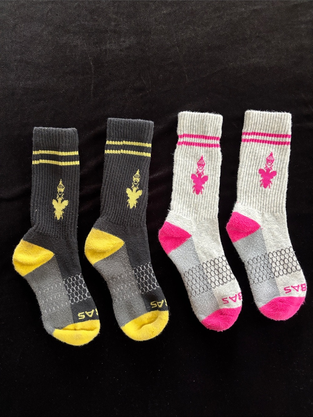 2 Pair of Bombas Performance Crew Socks
